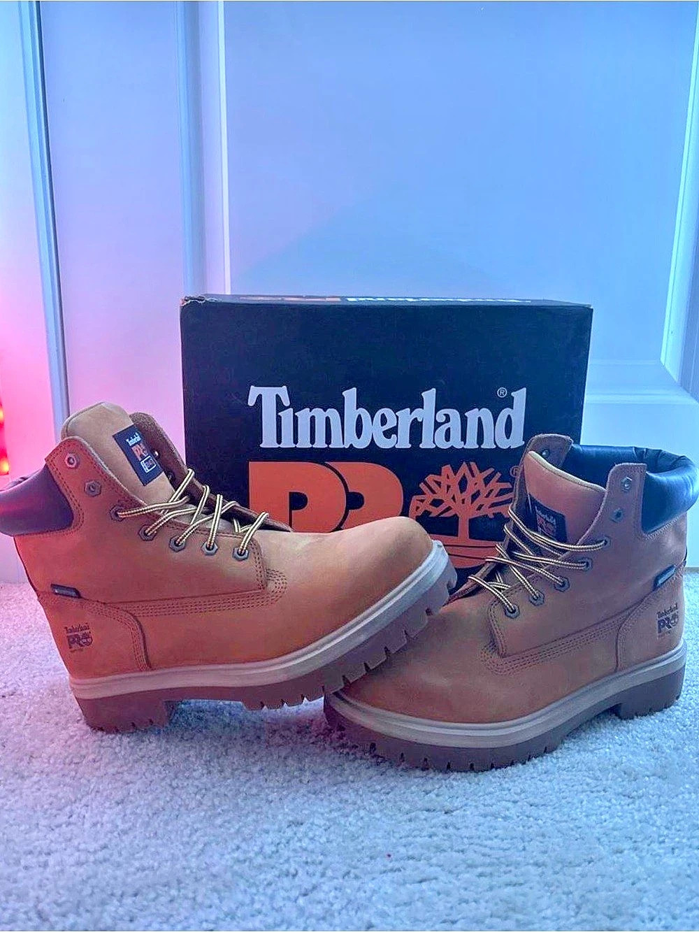 Timberland PRO Waterproof Work Boots Brown US 10 Like New